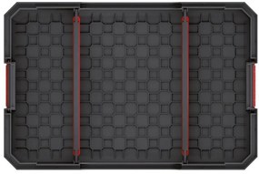 Dílenský box XEBLOCCK PRO 53,6 x 35,4 x 30 cm černo-červený