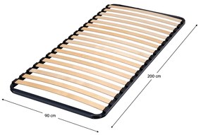 Kondela Rošt v pevnom ráme, 90x200, KOVOVÝ ROŠT NEW 429593