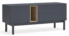 Tmavosivý TV stolík 140x56 cm Corvo - Teulat