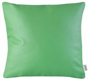 Vankúš zelený ekokoža EMI, Vankúš 40x40 cm