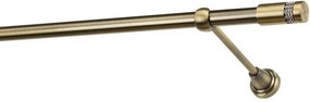 Garniže 19mm - jednoradové - CYLINDER CRYSTAL - antik