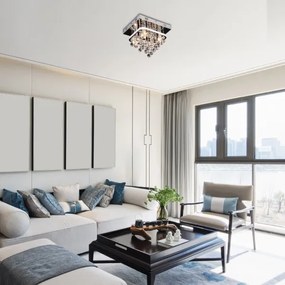 Rabalux 2238 - Krištáľový prisadený luster PALLAS LED/23W/230V + 4xE14/40W