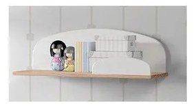 Biela/v prírodnej farbe detská polica v dekore borovice Kiddy - Vipack