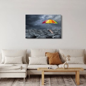 Obraz - Dáždniky (90x60 cm)