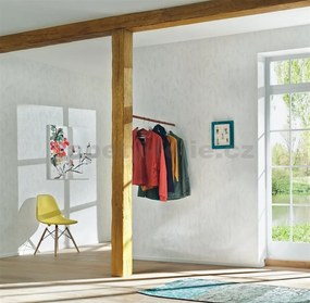 Vliesové tapety na stenu IMPOL TRADE 470406, rozmer 10,05 m x 0,53 m, bielo-béžová štruktúra, IMPOL TRADE