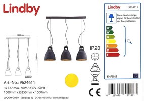 Lindby - Luster na lanku IBU 3xE27/60W/230V