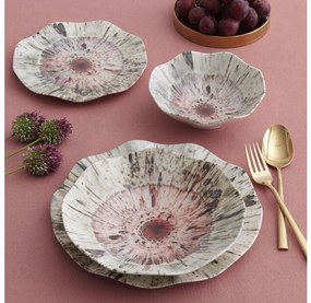 Jedálenská sada 24 ks pestrofarebná/porcelán