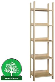 Regál eko vysoký 190 borovica lak