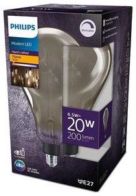 LED Stmievateľná žiarovka Philips A160 E27/6,5W/230V 1800K