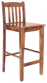 Barová stolička s priečkami indický masív palisander Only stain