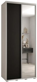 Skriňa 45 Canaris 3 140 biela/čierna/silver