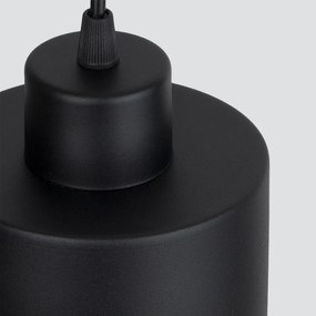 Závesné svietidlo Savar 3, 3x čierne kovové tienidlo