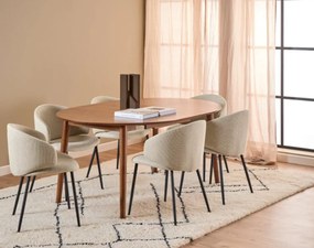 Jídelní rozkládací stůl Montreux 115/154 cm z masivu ořech