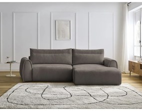 Hnedá rohová pohovka Aden – Bobochic Paris