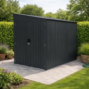 Záhradný domček BestBerg ZS-608A / 4,2 m² / 249 × 170 × 203 cm / antracit