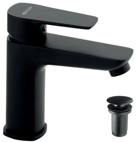 Novaservis Metalia 58 umývadlová batéria s clic-clac čierna 58003,5 58003.5