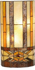 Nástenná lampa Tiffany Amsterdam - 20 * 11 * 36 cm 2x E14 / Max 40W