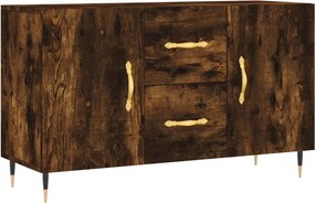 vidaXL Komoda, tmavý dub 100x36x60 cm, kompozitné drevo