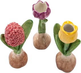 Weltbild Dekoratívne keramické kvety Jar, sada 3 ks