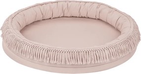 Mini hniezdo pre deti Boho púdrovo ružová