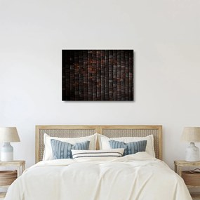 Moderný abstraktný sklenený obraz (70x50 cm)
