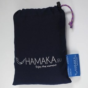 Hojdacia sieť Hamaka Originál pre jedného, hnedá / tmavo modrá
