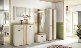 Zrkadlo na stenu Lima 100x70 cm, béžový kašmír