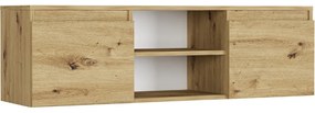 Moderný bezúchytkový TV stolík MODERN 120 cm - rôzne farebné prevedenia biela