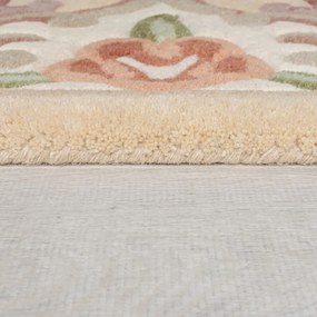 Béžový vlnený koberec Flair Rugs Aubusson, 75 × 150 cm