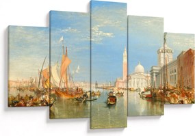 Obraz - Joseph Mallord William Turner, Venice the Dogana and San Giorgio Maggiore, reprodukcia (150x105 cm)