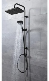 LIVARNO home Horná sprcha XXL s protiodkvapkávacím systémom (čierna)  (100370028)