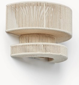 Veľké nástenné svietidlo z ľanových vlákien Lace