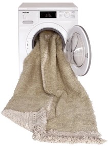 Béžový bavlnený behúň 80x230 cm Duetto Sage – Lorena Canals