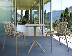 Skladací stôl Sky square - taupe