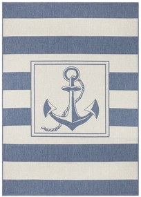 NORTHRUGS - Hanse Home koberce Kusový koberec Twin Supreme 104143 Blue / Cream – na von aj na doma - 160x230 cm