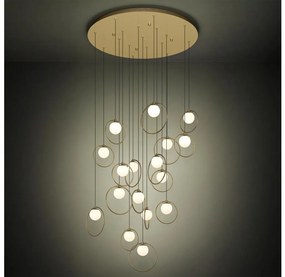 Eglo 390346 - LED Stmievateľný luster na lanku PORTOCOLOM 17xLED/3W/230V pr. 78 cm