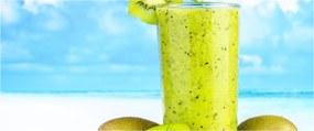 Obraz - kiwi smoothie (120x50 cm)