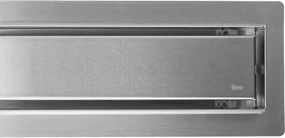 Rea Neox Pro, odtokový sprchový žľab 60 cm, brúsená oceľ, REA-G5807