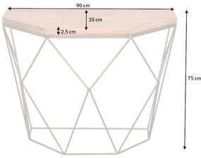 Konzolový stolík Diamond 90cm Mango