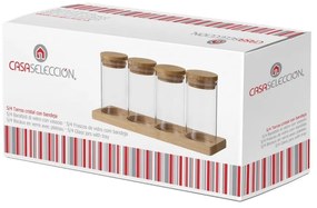 Súprava 4 ks koreničiek so stojanom 220 ml – Casa Selección