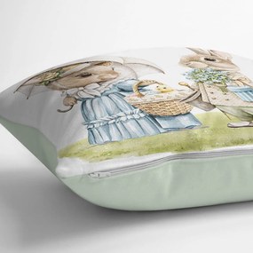 Obliečky na vankúše v súprave 4 ks s veľkonočným motívom 43x43 cm – Mila Home