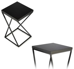STOJAN NA KVETINÁČ LOFT7 40X24X24 CM ČIERNA