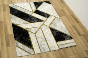 Koberec Diamond K4423G zlatý / sivý
