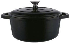 Silvercrest®  Liatinový hrniec, 5,6 l (čierna)  (100393102)