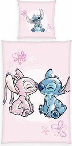 Herding Flanelové obliečky Stitch, 135 x 200 cm, 80 x 80 cm
