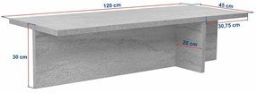 Harbor Travertine konferenčný stolík