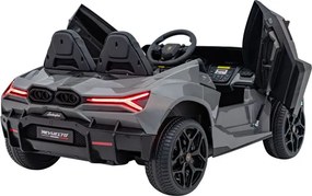Elektrické autíčko Lamborghini Revuelto XL sivé
