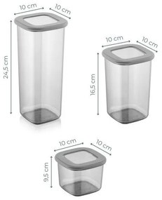 Dózy v súprave 6 ks na potraviny Fresco – Hermia