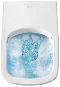 DURAVIT Happy D.2 závesné WC Rimless pre SensoWash, s hlbokým splachovaním 365 x 620 mm, biela, s povrchom WonderGliss, 25505900001