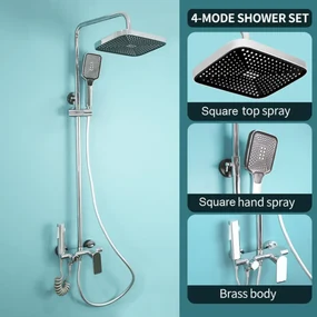Elegantný sprchový set Klåda Chrómová
